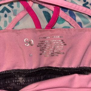 Pink tank top and under bra pair